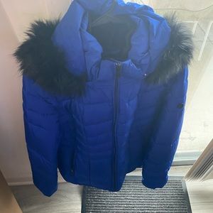 Cobalt Blue Calvin Klein Puffer Jacket/Coat